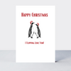 Christmas Law of the Jungle Flipping Love You Card