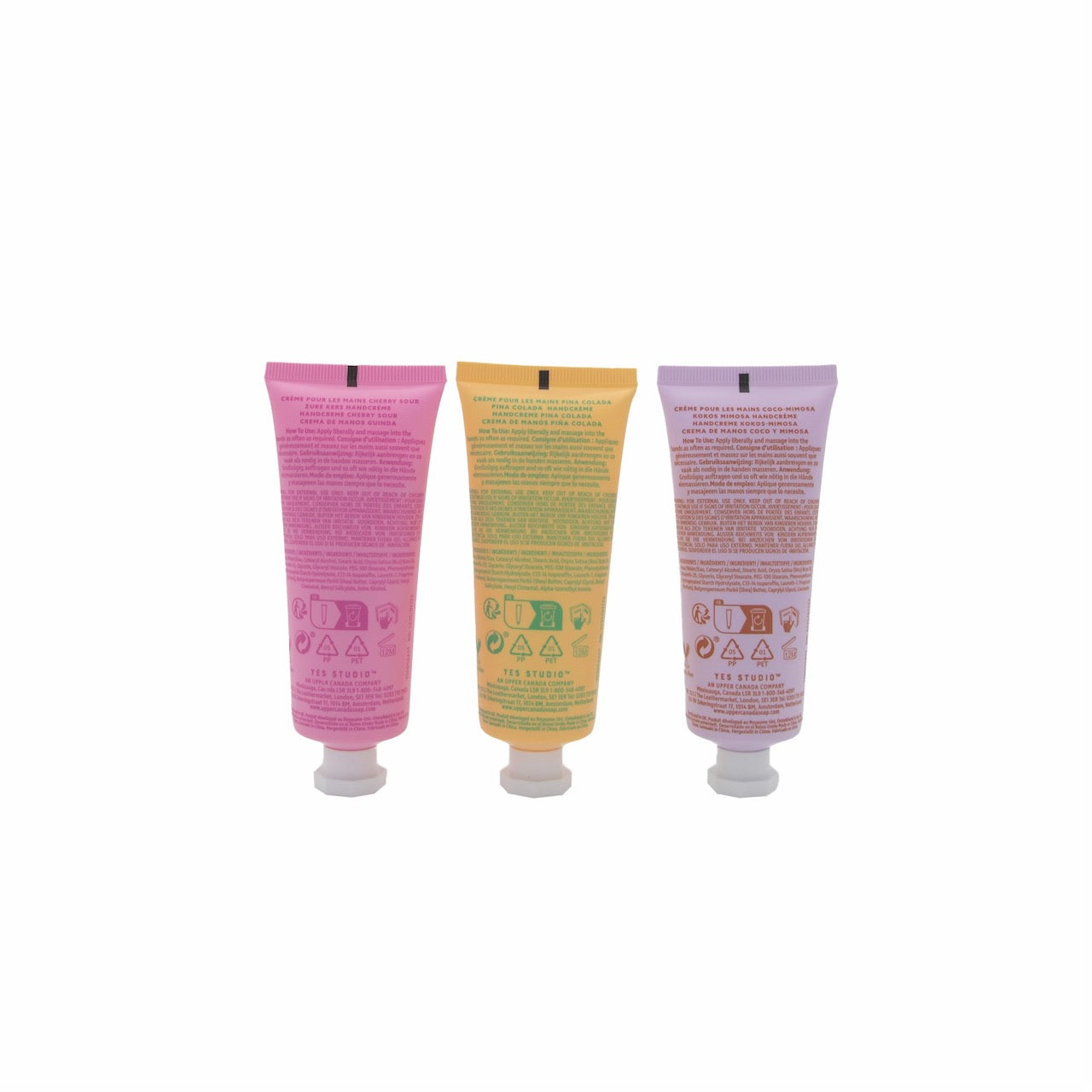 Yes Studio Fruity Cocktail Hand Cream Trio