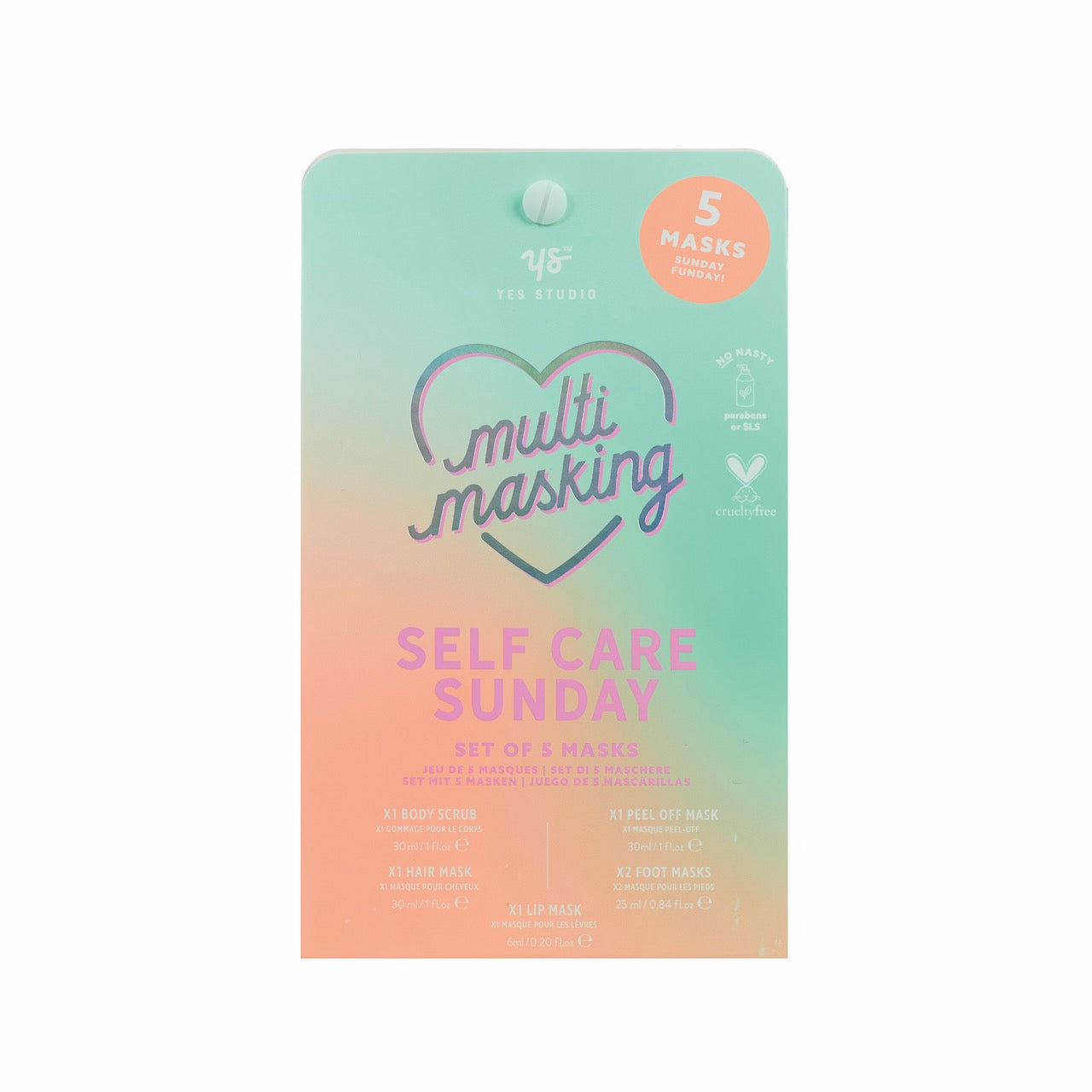 Yes Studio Self Care Sunday Masking Set