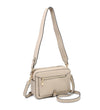 Scarlett Double Strap Crossbody Bag - Beige