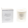 Amore - Thank You Wedding Candle