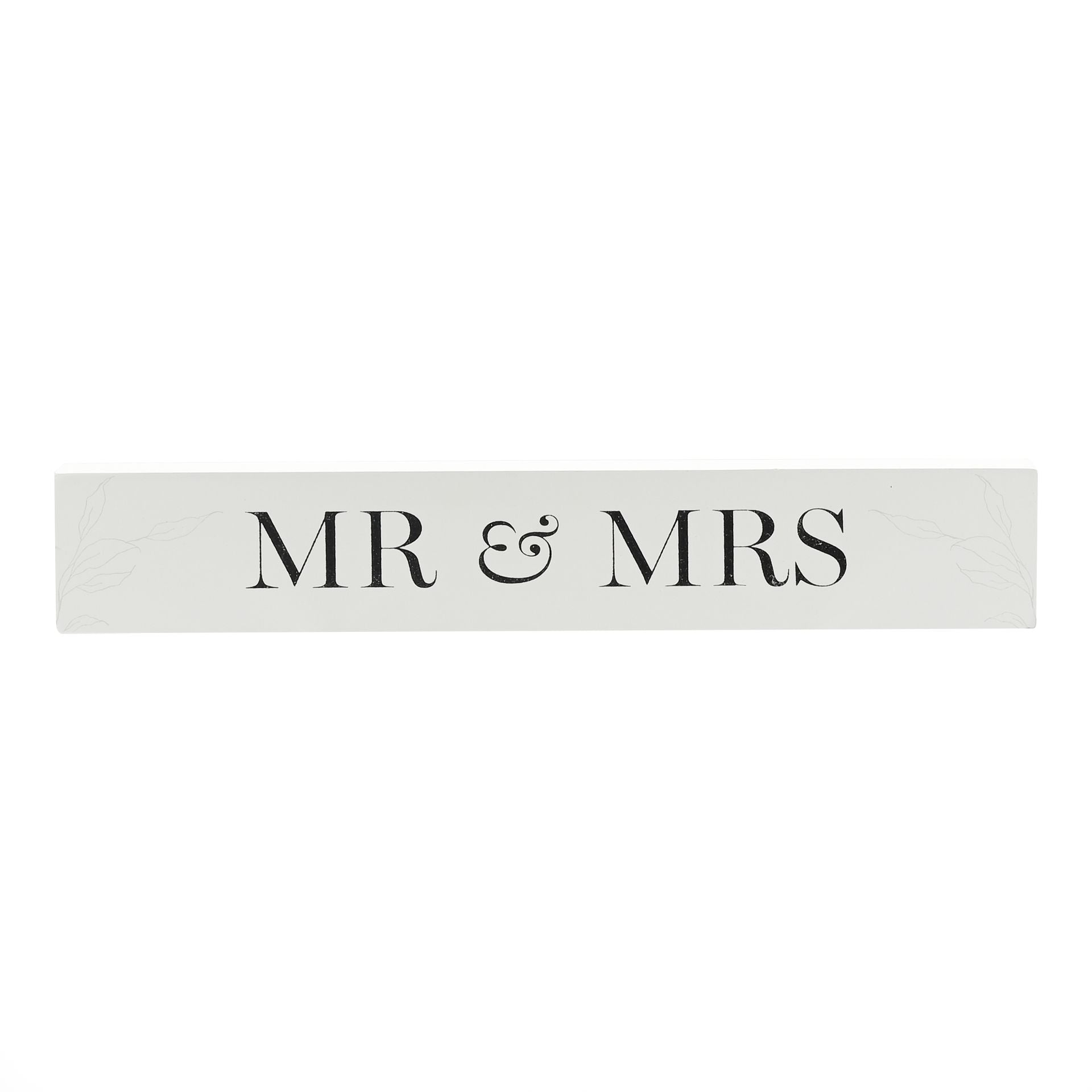 Amore Mr & Mrs Long Plaque