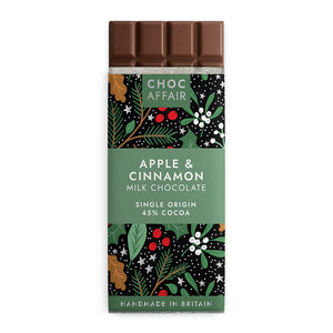 Choc Affair Apple & Cinnamon Milk Chocolate Bar | More Than Just A Gift