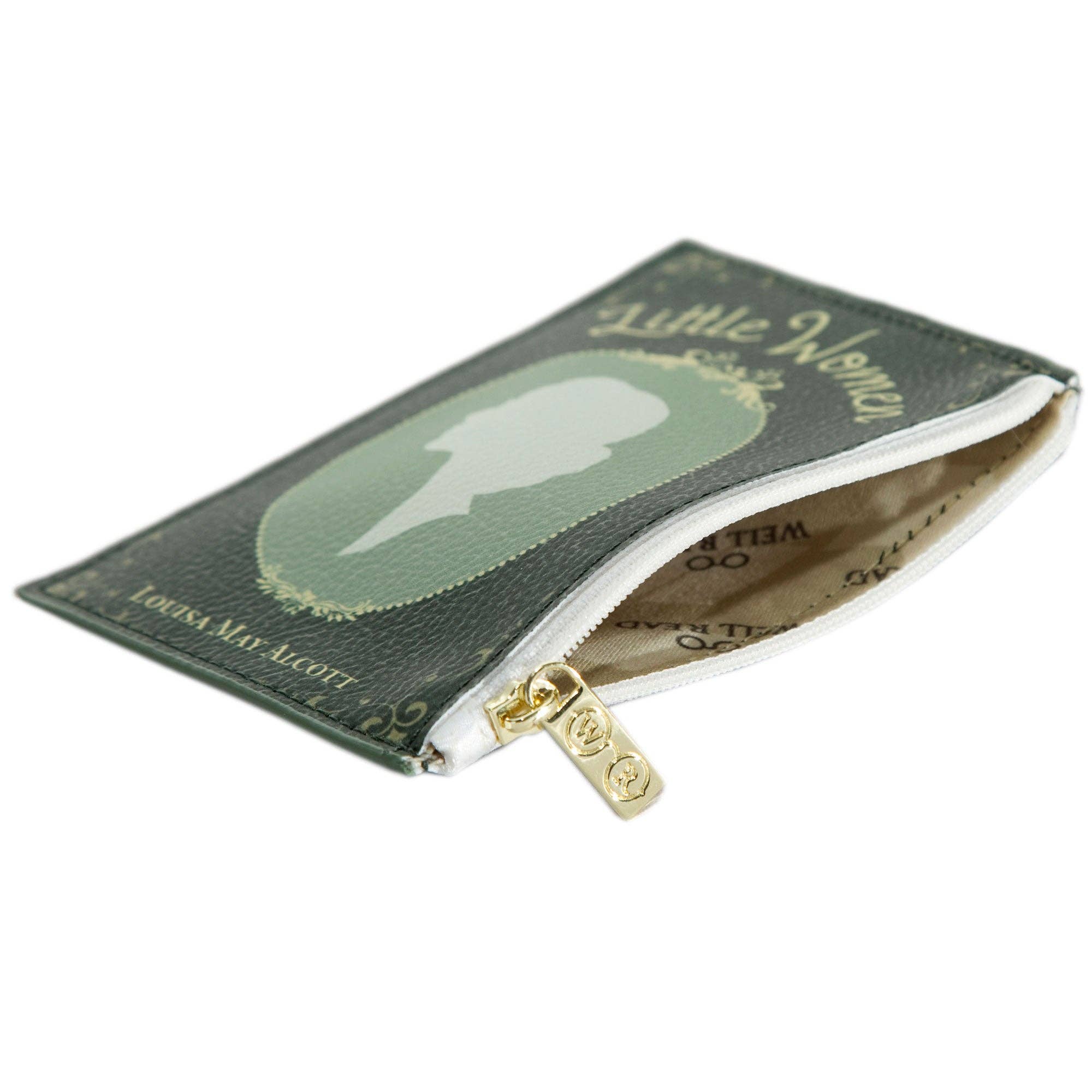 Well Read Company - Little Women Green Book Coin Purse Wallet