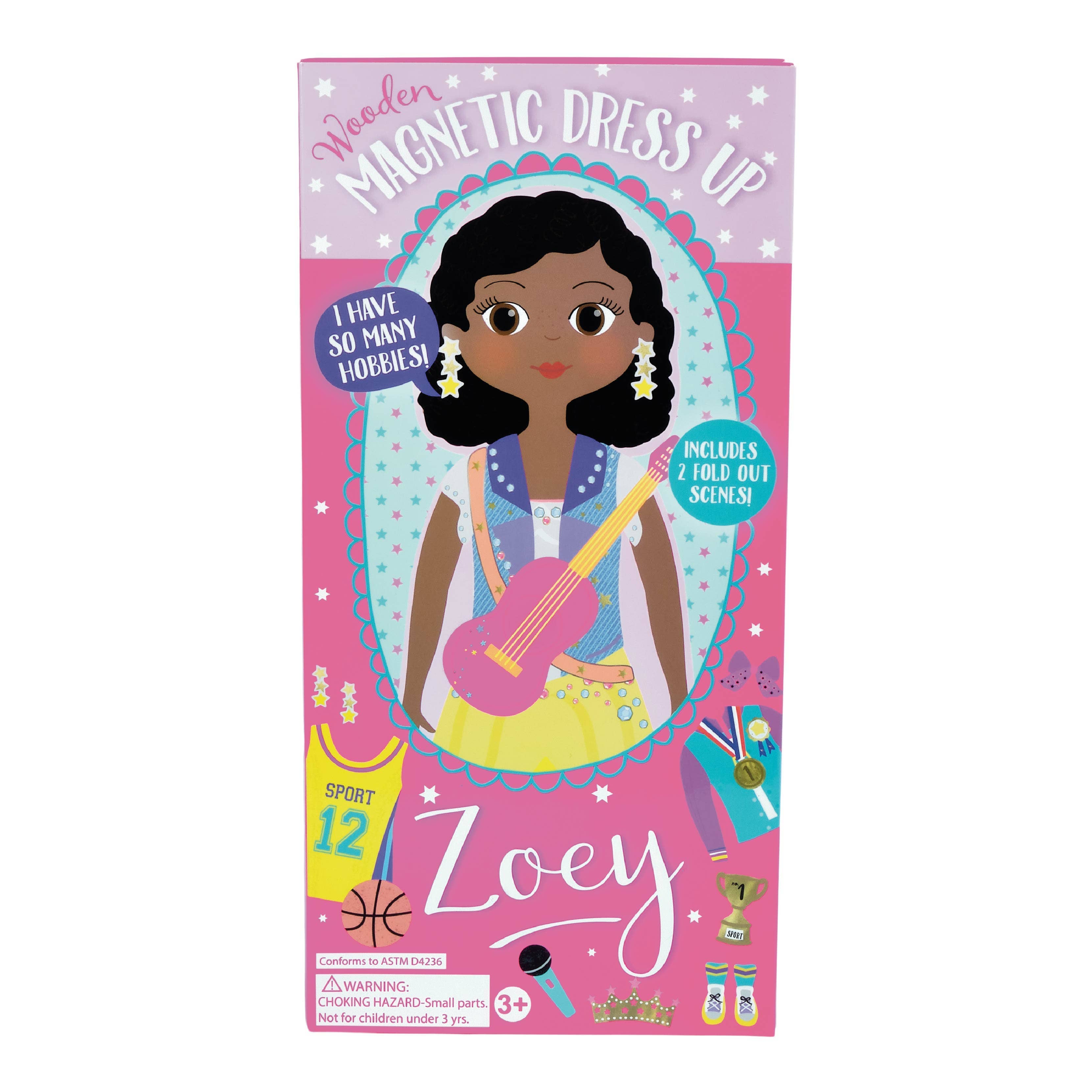 Floss and Rock Magnetic Dress Up Character - Zoey