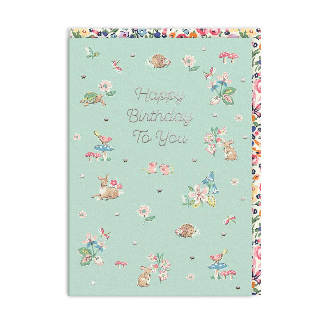 Ohh Deer - Cath Kidston Woodland Creatures Birthday Card