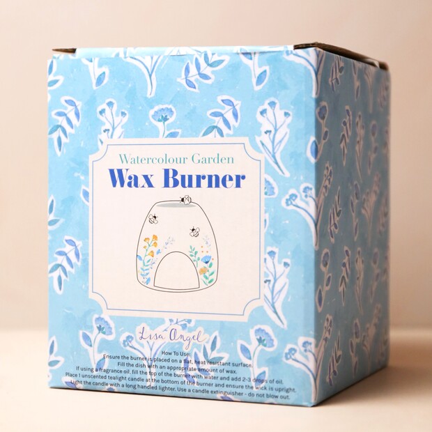 Lisa Angel Cornflower Blue Bee Ceramic Wax Burner