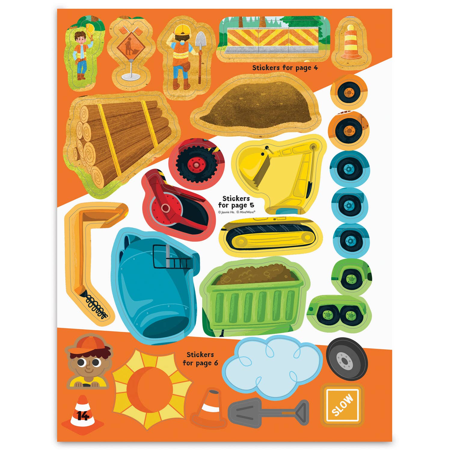 Build It! Construction Sticker Activity Book