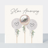 Petimo - Camille Silver Anniversary Balloons Card