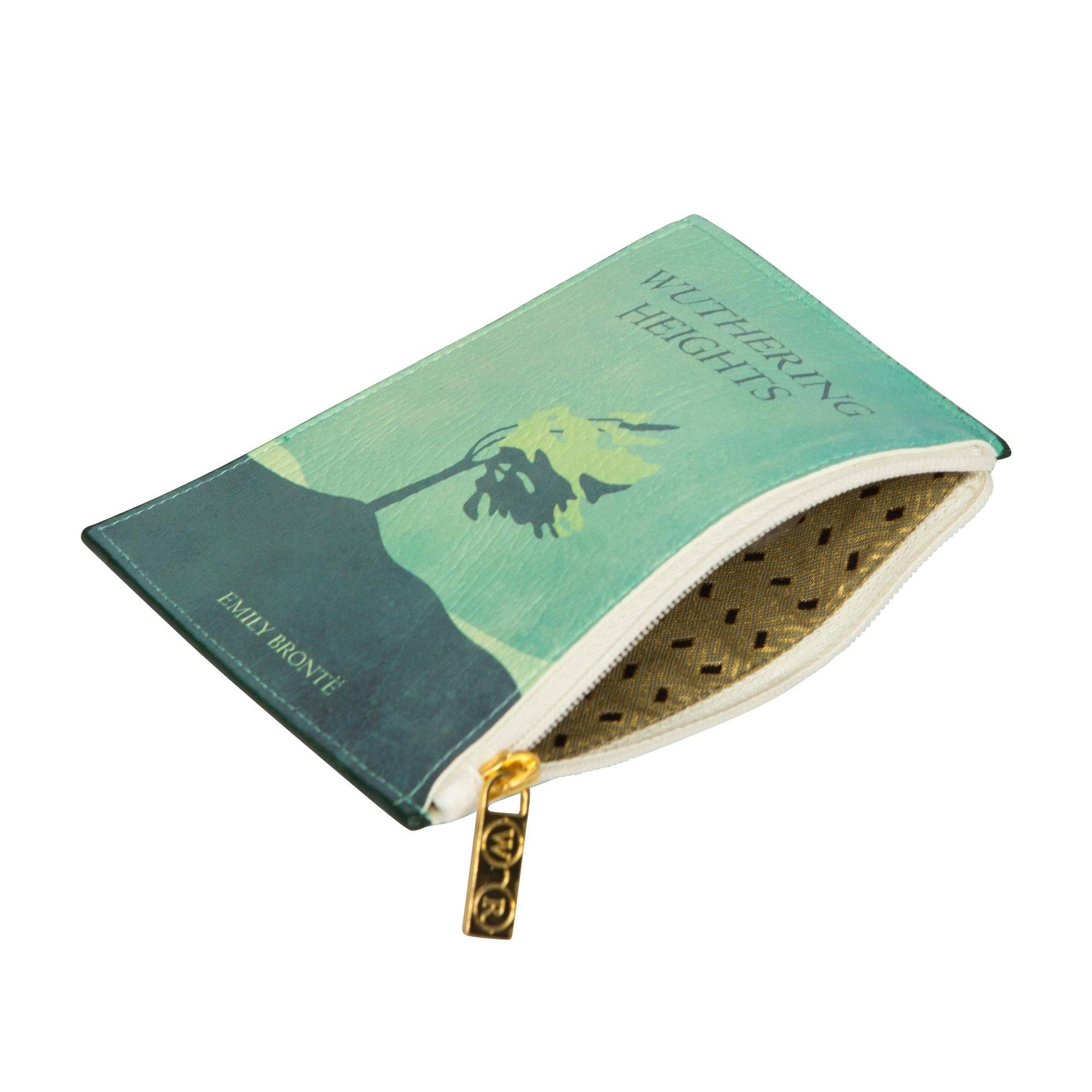 Well Read Company - Wuthering Heights Green Coin Purse Card Wallet