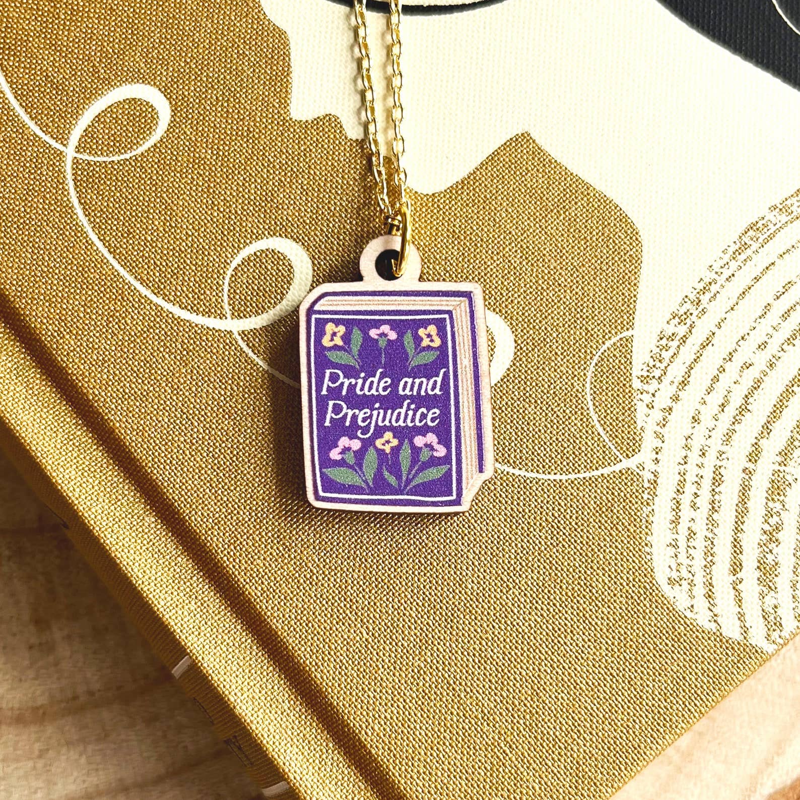 Quote and Quill - Pride and Prejudice Book Necklace