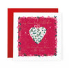 Hotchpotch - Wife Snowdrop Christmas Card Heart Bauble