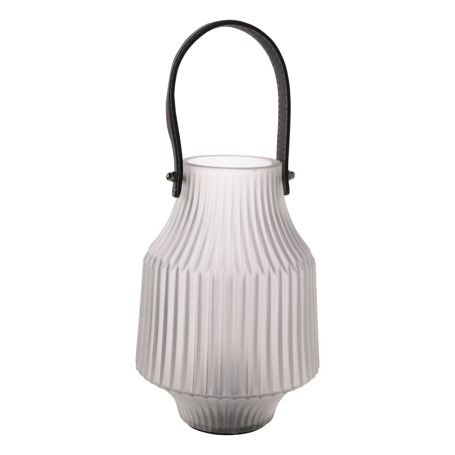 Hestia Frosted White Portable Lantern