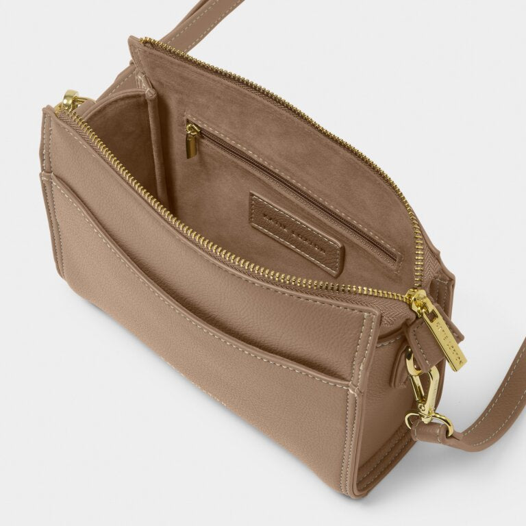 Katie Loxton Perri Crossbody Bag in Mocha