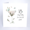 Moonlight & Martinis 18 Some Girls Sparkle Birthday Card