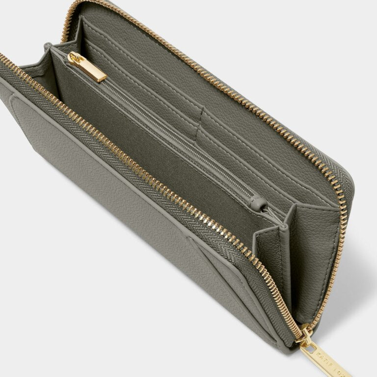 Katie Loxton Hana Purse in Graphite Green