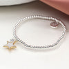 POM Faux Gold and Silver Plated Double Star Bracelet