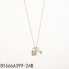 Miramira Padlock & Key Stainless Steel Necklace