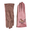 Zelly Pink & Beige Deer Gloves