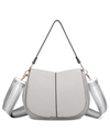 Ivy Saddle Bag - Light Grey