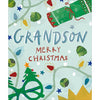 Woodmansterne  Lovely Grandson Christmas Card