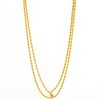 Miramira Gold Double Layer Twist Necklace