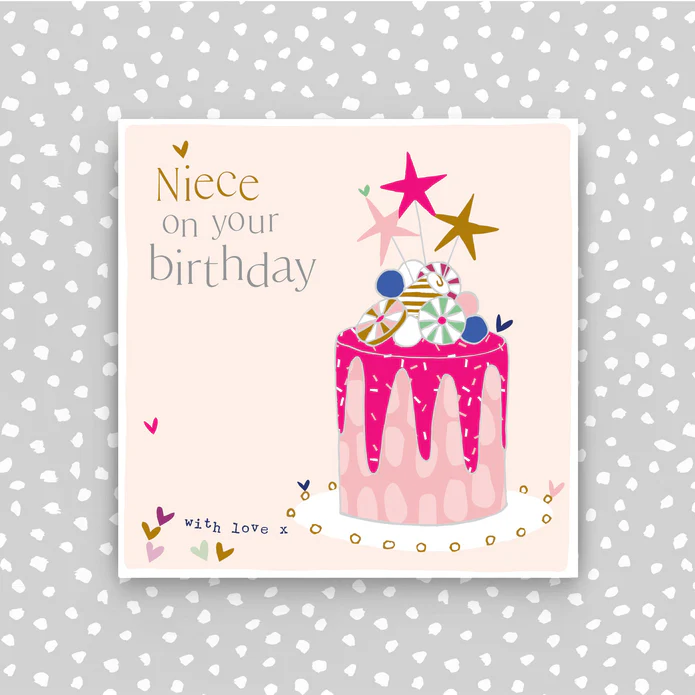 Happy Birthday Niece Cake Card