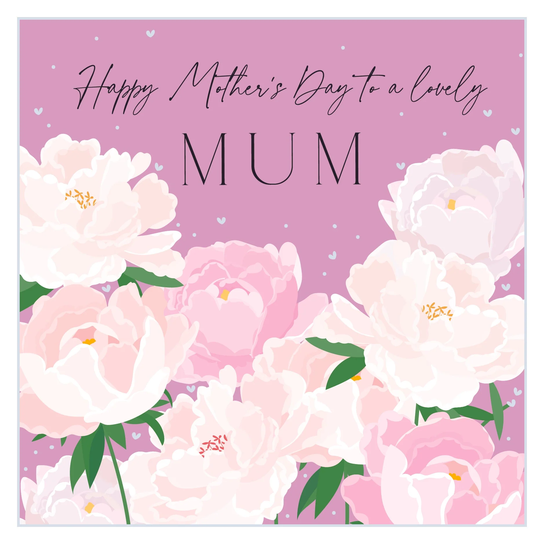 Belly Button Botanique Mother's Day Lovely Mum Card