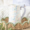 Ditsy Floral Ceramic Jug with Butterfly