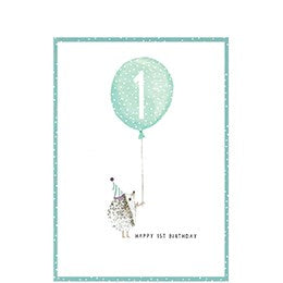 Skylark 1st Birthday Card