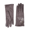 Zelly Grey Dandelion Gloves