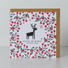 Belly Button Deer Dad Christmas Card