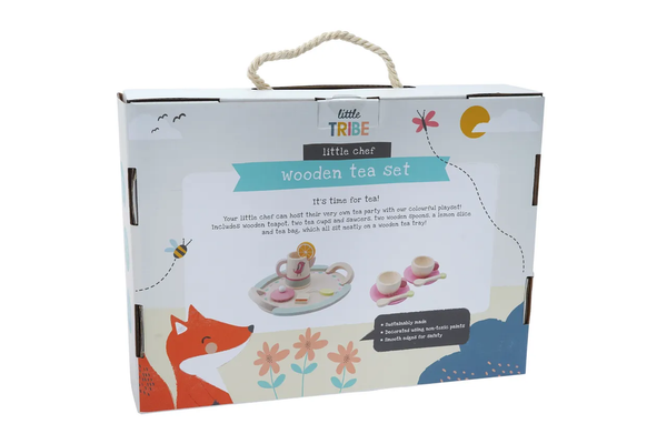 Little Tribe Pink Wooden Tea Set More Than Just a Gift Narborough Hall