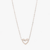 Miramira Simple Heart Outline Stainless Steel Necklace