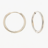 Miramira Simple Stainless Steel Huggie Earrings