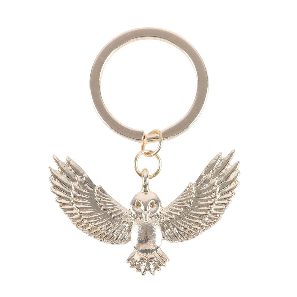 Night Flight Owl Keyring