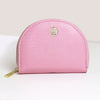 POM Baby Pink Textured Faux Leather Coin Purse