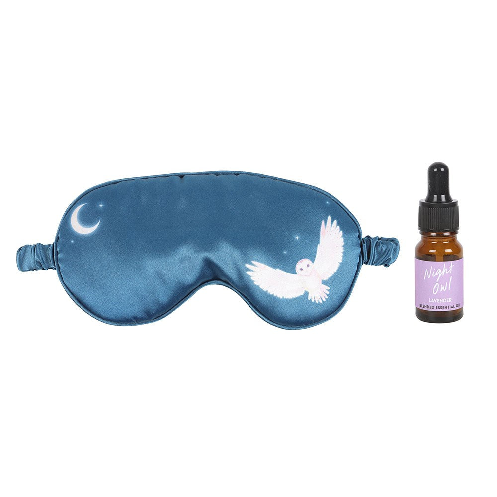 Night Owl Sleep Mask & Essential Oil Gift Set