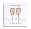 So Golden Son & Daughter-In-Law Wedding Card