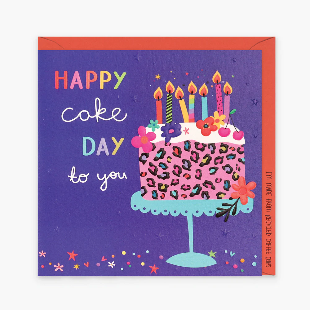 Electric Dreams - Happy Cake Day Card