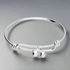 Sterling Silver Expandable Bells Baby Bangle