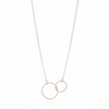 Miramira Double Circle Stainless Steel Necklace