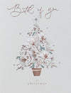 Reflections Both Of You Floral Christmas Card