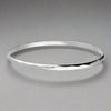 Sterling Silver Hammered Bangle