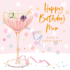 Belly Button Elle Mum Cocktail Birthday Card