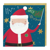 Whistlefish Holly Jolly Santa Christmas Card