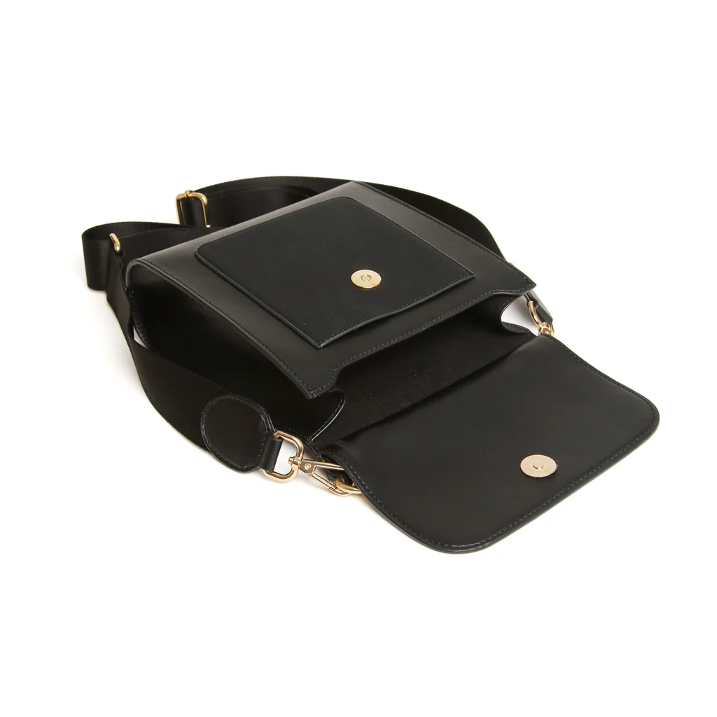 Alice Wheeler Black Seville Crossbody Bag