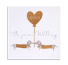 So Golden Daughter & Son-In-Law Wedding Card