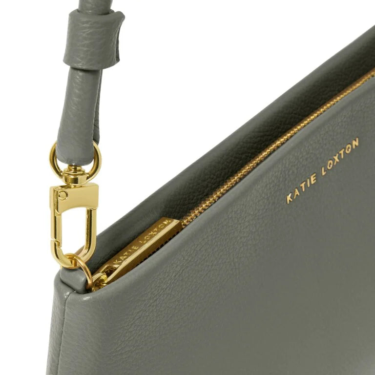 Katie Loxton Asha Wristlet in Graphite Green