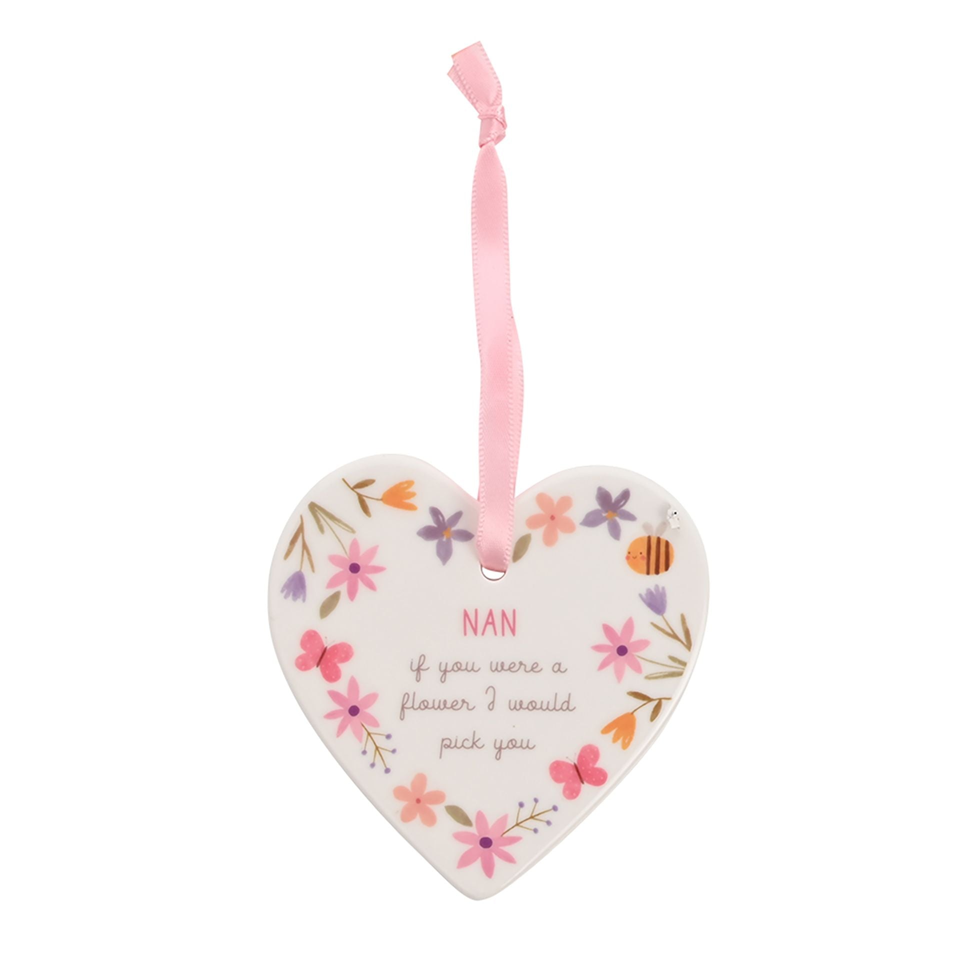 Love Life Ceramic Heart - Nan